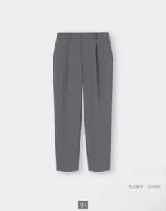 GU タックテーパードパンツ