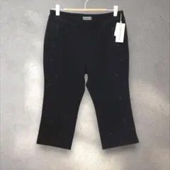 新品【 draper's bench 】カジュアルパンツ ブラック ビーズ刺繍のサムネイル
