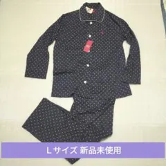 新品未使用品 POLO パジャマ 上下セット ネイビー ドット柄 Lサイズのサムネイル
