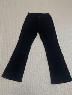 GU キッズ　ストレッチスリムフレアジーンズ　ブラック　130新品未使用