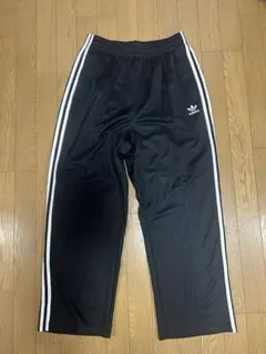 adidas トラックパンツ　ファイヤーバード　バギーフィット　ブラック　L