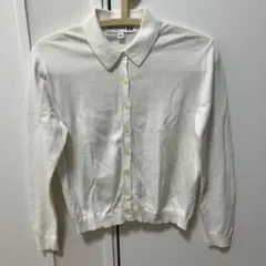 INES DE LA FRESSANGE ホワイト 長袖ポロシャツ