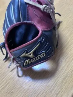 Mizuno Pro オーダー　軟式グローブ 黒/赤