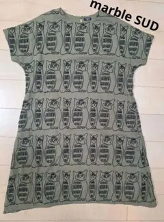 marble SUD マーブルシュッド ワンピース 刺繍 フクロウ　半袖　リネンのサムネイル