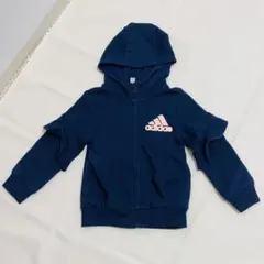 adidas キッズ パーカー ネイビー 120cm