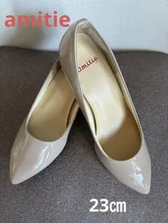 ベージュ ポインテッドトゥ ハイヒール（箱無し）