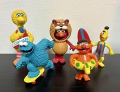 セサミストリート　フィギュア5体セット　90s ビンテージ