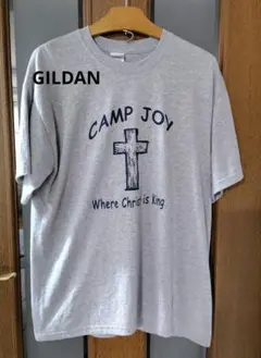 GILDANレディース 半袖Tシャツ グレーLサイズ『中古品』のサムネイル