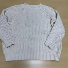 サマーセーター　ビックシルエット　透かし編み