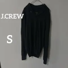 J.CREW ブラック 長袖セーター S 無地　シンプル　ニット