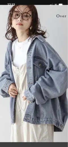 デニムジャケットオーバーサイズ