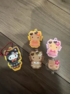 ハローキティ ストラップ 5個セット