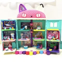 ギャビーのドールハウス　大きなネコちゃんハウス　5ルームセットつき