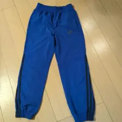 adidas 青 ジャージ 上下セット