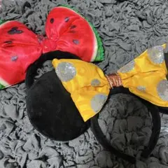 ミニーリボンカチューシャセット♡