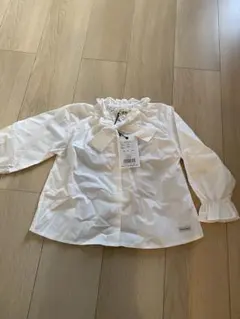 長袖シャツ　リボン