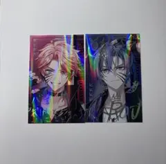 Y*️様 にじさんじ 小柳ロウ 赤城ウェン ぎゃうるふ ランダムチェキ風カード