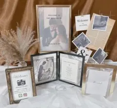 【結婚式/ウェルカムスペース】ミールヘーデン風 ゴールド モダン ブラック