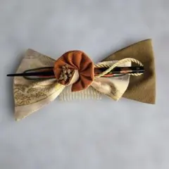 髪飾り　ヘアアクセサリー　リボン　コーム　⑨　着物　和装　七五三　成人式　卒業式