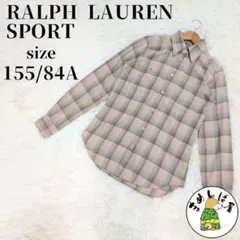 RALPH LAUREN SPORT【155/84A】チェックシャツ 長袖