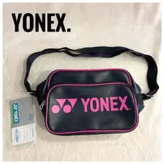 【新品タグ付き】ヨネックス YONEX ショルダーバッグ ネイビー×ピンクのサムネイル
