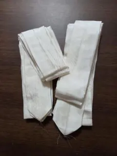 腰ひも2点セット　着物着付け小物　ハンドメイド品　正絹生地使用