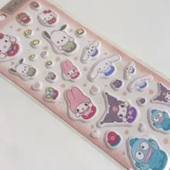 サンリオキャラクターズ ぷっくりシール ステッカー 立体 平成女児 ぷくぷく