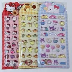 サンリオ ハローキティ ポムポムプリン ドロップシール 3枚セット