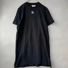 アディダス Tシャツ 半袖 バックプリント トレフォイル柄 S 刺繍 ワンポイのサムネイル