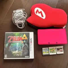 ピンク ニンテンドー3DS 充電器・ゲームソフト付き