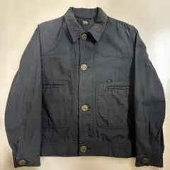 珍品LEE RIDERS デニムジャケット　ブラック　デカボタン　フェード 38