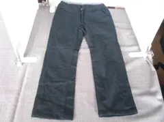 3535　子ども（女の子）用　ロング丈パンツ（黒）