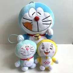【未使用】ドラえもん　ドラミちゃん　ぬいぐるみ　マスコット　ボールチェーン