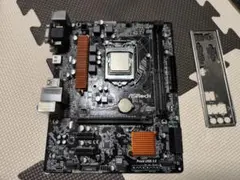 ASRock H110M-HDV マザー+CPUセットintel i3-6100 - メルカリ