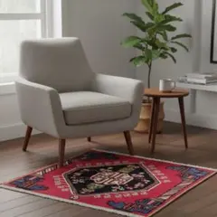 oldmountain ペルシャ絨毯 90×63 PERSIANウールカーペット - メルカリ