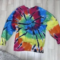 Champion タイダイ マルチカラー トレーナー　リバースウィーブ