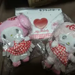 S*e様 マイメロディぬいぐるみ＆フラットポーチセット