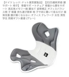 腰サポートチェア 姿勢矯正　椅子