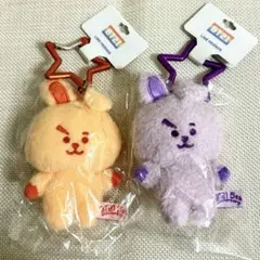 BT21 5周年記念 レインボーカラーマスコット COOKY 2点　ジョングク