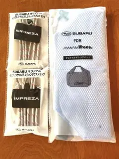 SUBARUノベルティ　EVAマルチクリアバック＆フォンタブストラップ