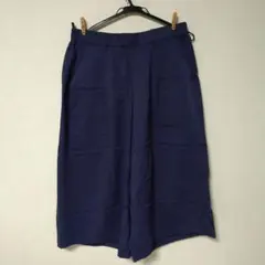 フォーエル パープルネイビーガウチョパンツ XL