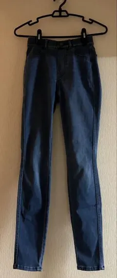 UNIQLOブルー デニムパンツ レディース ストレッチ 値下げ交渉可