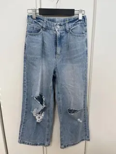 Lovetoxicラブトキシック　ダメージデニムパンツ　SS 130