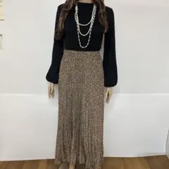 pumpkin 大人気♡ヒョウ柄ロングワンピース　マキシワンピース