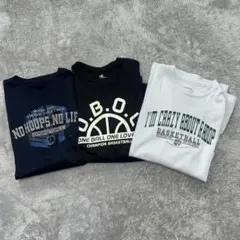 バスケ長袖Ｔシャツ3枚セット160のサムネイル