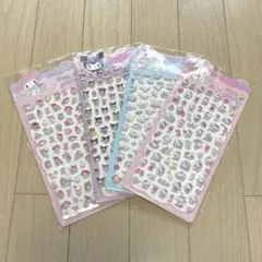 サンリオ　ぷっくりシール　ぷくぷくシール　キティ　シナモン　クロミ　マイメロ