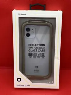 (き001)iFace iPhone 12 mini 用クリアケース／ベージュ