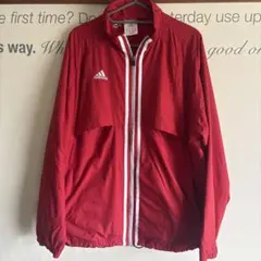 adidas CLIMATITE 赤 ウィンドブレーカー