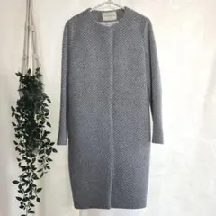 ナ*様 UNITED ARROWS ノーカラーコート アルパカ混　日本製　サイズ