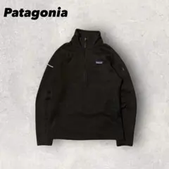 【パタゴニア】ベターセーター　ハーフジップフリース　黒　M 美品　21年製　d